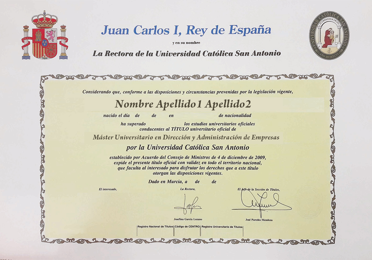 titulo MBA